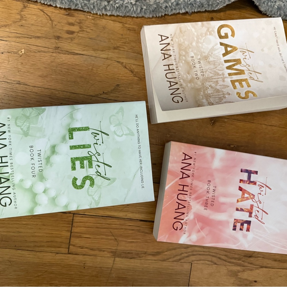Twisted Series Book Collection - Green, Gold, Pink